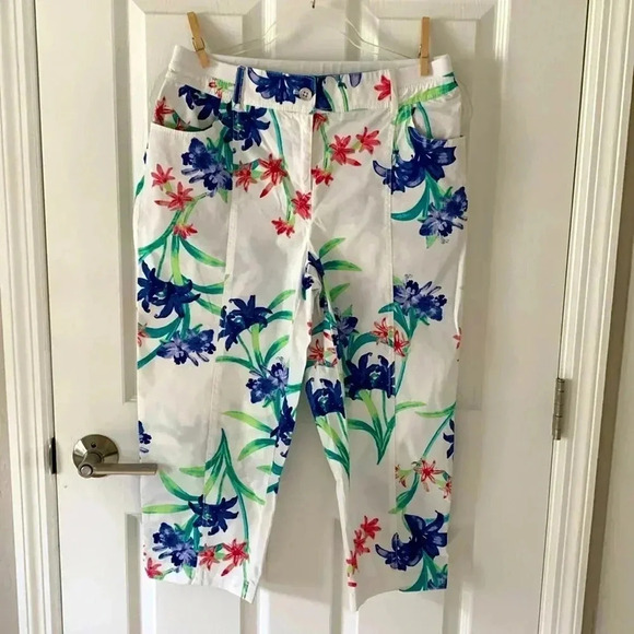 Chicos crop floral pants - Picture 1 of 7
